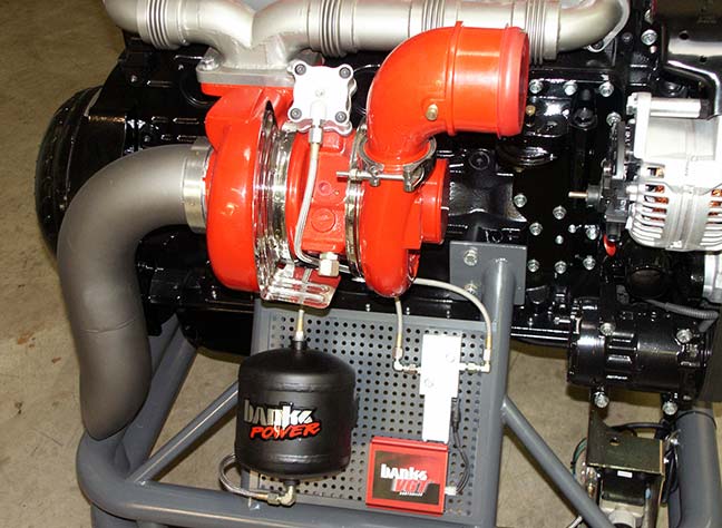 VG turbo and controller on Banks Sidewinder engine