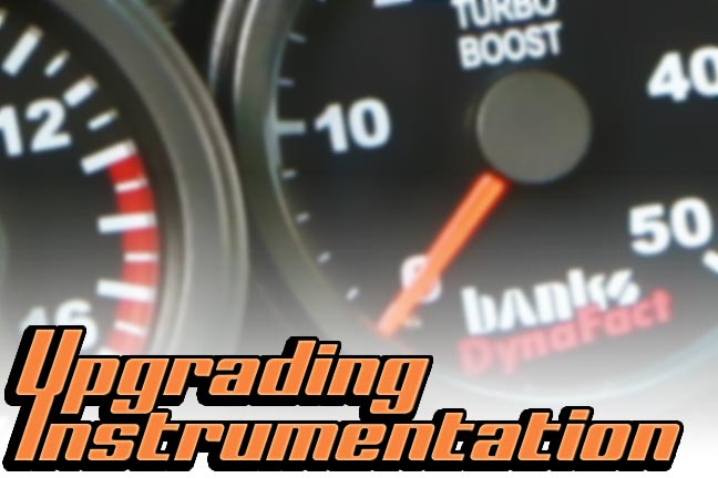 instrumentation upgrades