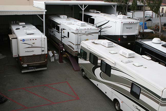 motorhome bays