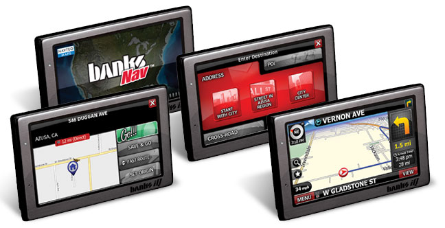 Banks iQ navigation screens