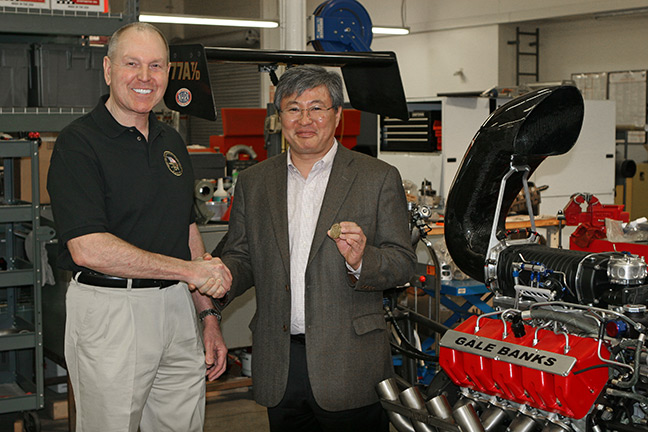 Gale Banks and Mr. Maho Mitsuya (President and CEO of DMAX Ltd.)
