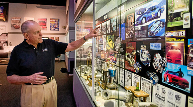 Gale Banks at the NHRA Museum