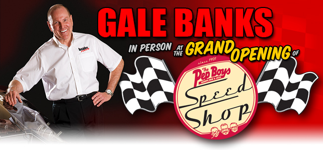 Gale Banks at Pep Boys Grand Opening