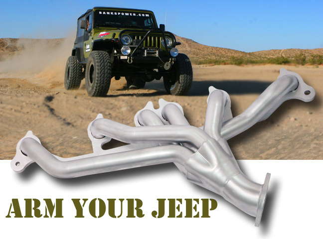 Jeep 4.0L header