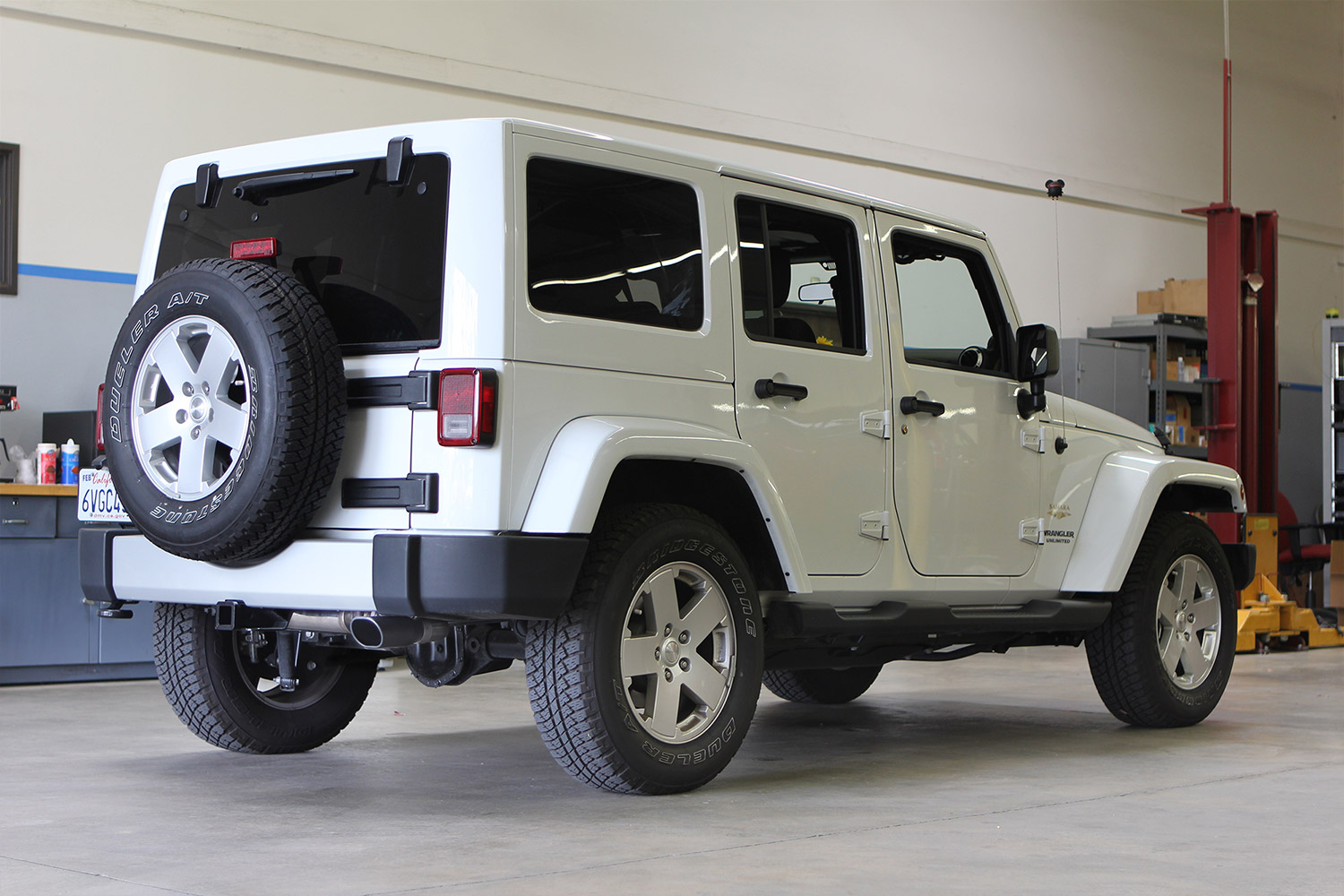 Jeep JK with Banks Monster Exhaust