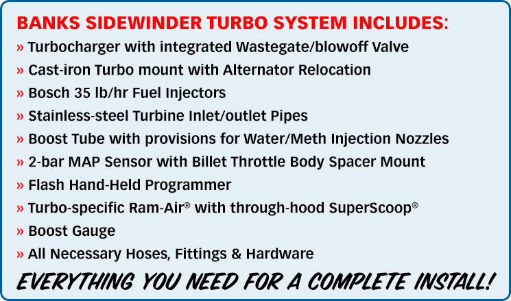 banks sidewinder turbo systems